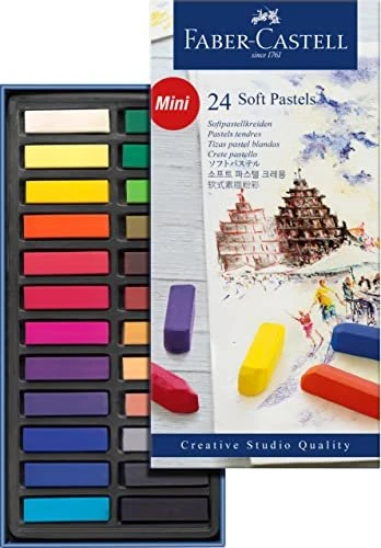 Faber-Castell Softpastellkreiden Mini 24er Kartonetui