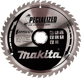 Makita Specialized Efficut Kreissägeblatt 45Z, 216x1.5x30mm, 1 Stück