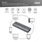 Digitus Festplattengehäuse für M.2 NVMe SSD, USB-C 3.1 Vorschaubild