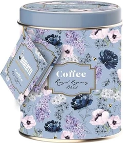 Bialetti Bridgerton Design-Kaffeedose und Royal Regency Blend Kaffeepulver, 250g