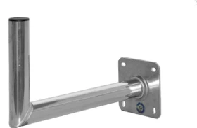 A.S. SAT Alu-Wandhalter 45x25cm TÜV geprüft