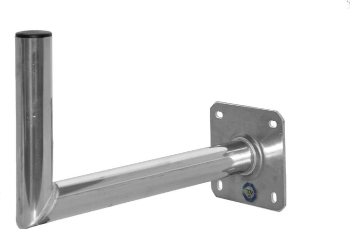 A.S. SAT Alu-Wandhalter 45x25cm TÜV geprüft