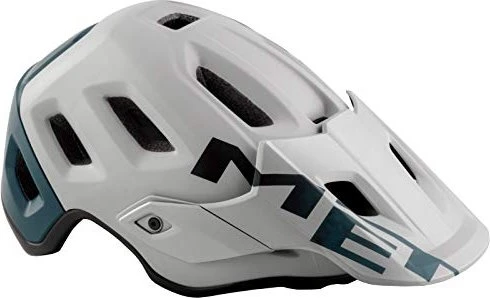 MET Roam Helm gray/petrol blue matt