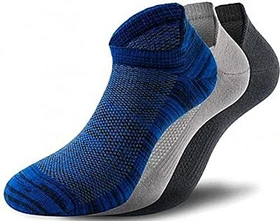 Lenz Performance Sneaker Tech Socken marine mele/grau mele/schwarz, 3 Paare