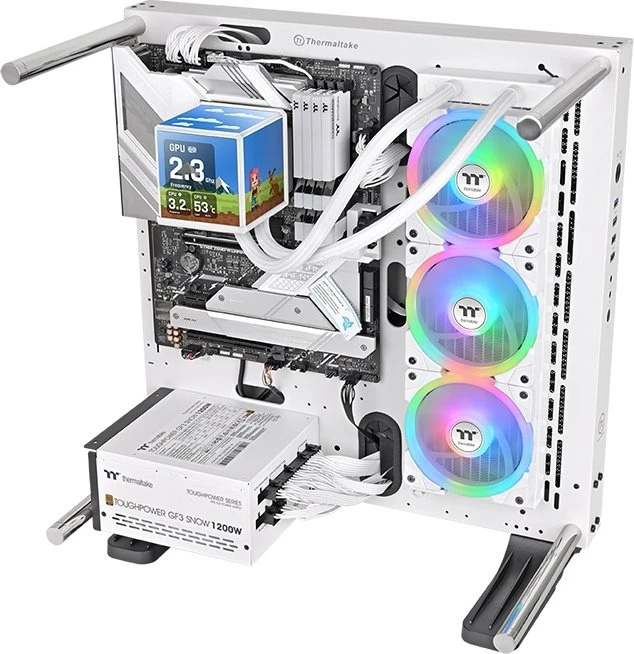 Thermaltake MINECUBE 360 Ultra ARGB Sync Snow Edition, weiß