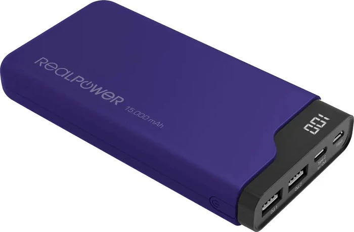 Ultron Powerbank RealPower PB-15000C navy blue