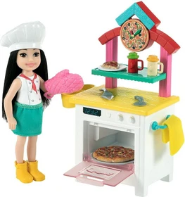 Mattel Barbie - Chelsea Karrierepuppe Pizzabäckerin Spielset