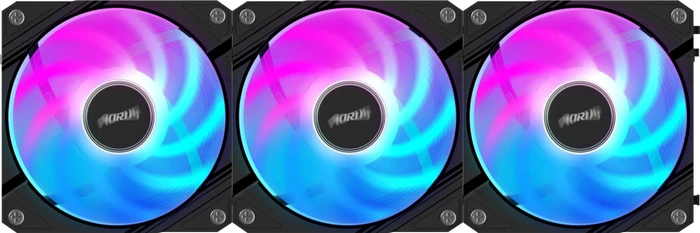 GIGABYTE AORUS EZ Chain Fan 120, schwarz, 120mm, 3er-Pack