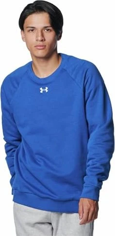 Under Armour Rival Fleece Crew Sweatshirt tech blue/white (Herren)