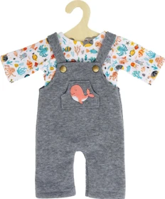 Heless Latzhose mit T-Shirt Wal Bobby 28-35cm