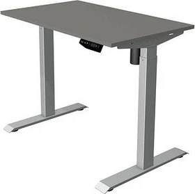Kerkmann Move 1 elektrisch höhenverstellbarer Sitz-Steh-Schreibtisch 100x60cm graphit/silber