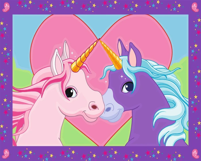 Ravensburger Malen nach Zahlen Bunte Einhornwelt