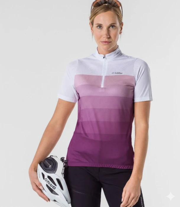 Löffler HZ Rainbow Trikot kurzarm forest (Damen)