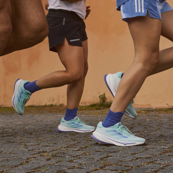 adidas Supernova Rise semi flash aqua/cobalt blue/blue spark met. (Damen)