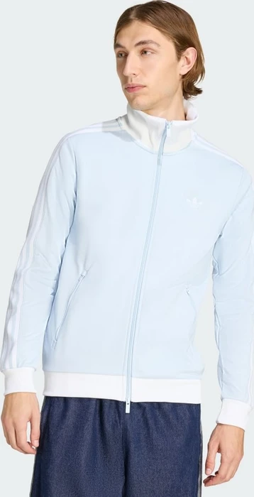 adidas Classics Tracktop Trainingsjacke crystal sky/white (Herren)