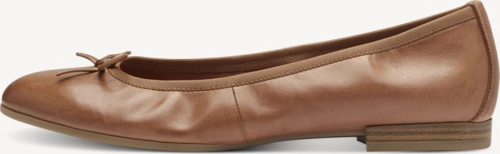Tamaris Leder Ballerina nut (Damen)