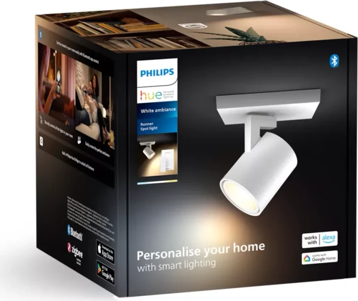 Philips Hue White Ambiance Runner Spot 1-flammig weiß