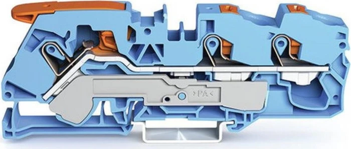 Wago Durchgangsklemme Serie 2116 mit Push-in CAGE CLAMP