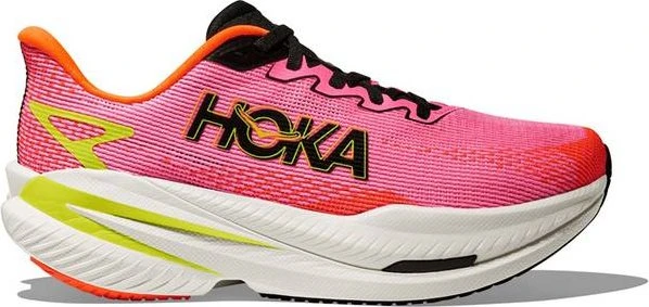 Hoka Mach X 3 neon rose/neon tangerine (Damen)