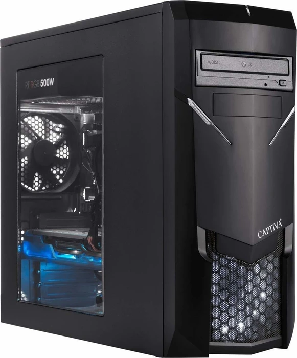 Captiva Gaming G9IG 19V1, Core i5-8400, 8GB RAM, 120GB SSD, 1TB HDD, GeForce RTX 2060
