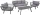 Garden Pleasure Elia Lounge-Set grau, 4-tlg. (305370)