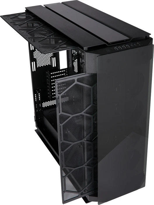 Corsair Obsidian 1000D, Glasfenster