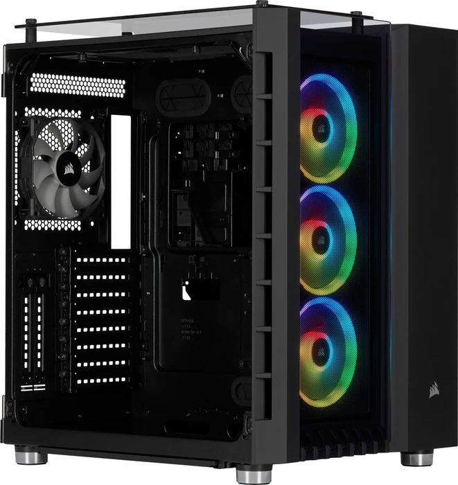 Corsair Crystal Series 680X RGB, schwarz, Glasfenster