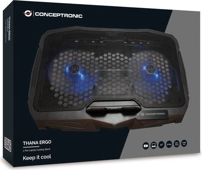 Conceptronic Thana 07B, Notebook-Stand/Notebook-Kühler bis 17"
