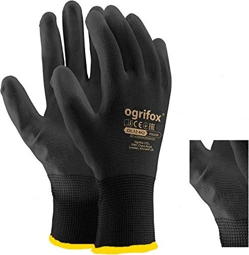Ogrifox OX.12.442 Poliur Arbeitshandschuhe 10/XL, 12 Paar