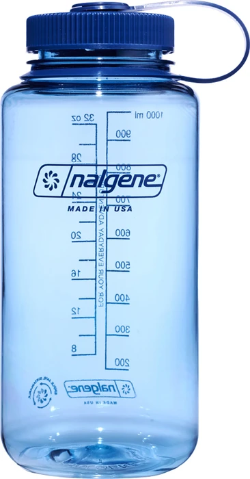 Nalgene Wide Mouth Sustain Trinkflasche 946ml baby blue