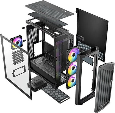 Antec Performance 1 FT ARGB, Glasfenster