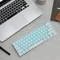 RK Royal Kludge RK61 60% Wireless, weiß, LEDs blau, hot-swap, RK BLUE, USB/Bluetooth, US Vorschaubild