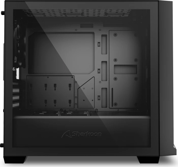 Sharkoon J1000 ARGB, Glasfenster