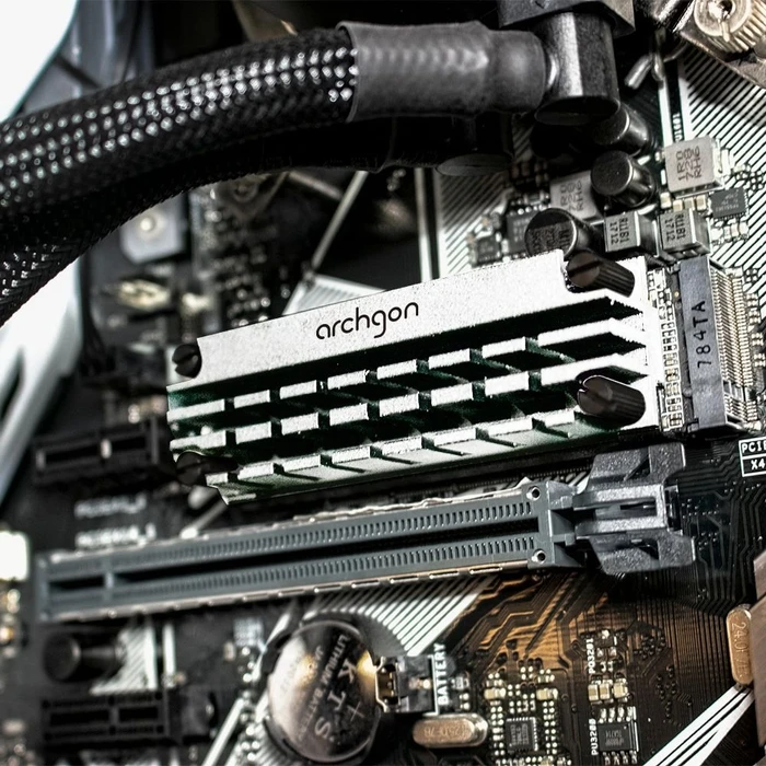 Archgon HS-1110 Kühlkörper für M.2 2280 SSD, silber