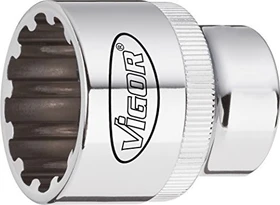 Vigor Außenzwölfkant Steckschlüssel 1/4", 11x25mm