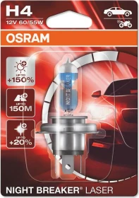Osram Night Breaker Laser H4 60/55W +150%, 1er-Pack Blister