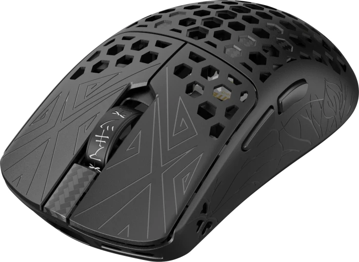 Arbiter Studio Tenko AKITSU Medium Carbon Fiber 8K Wireless Mouse weiß, USB