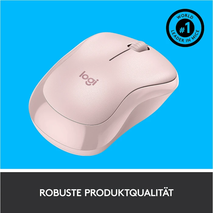 Logitech M220 Silent rosa, USB