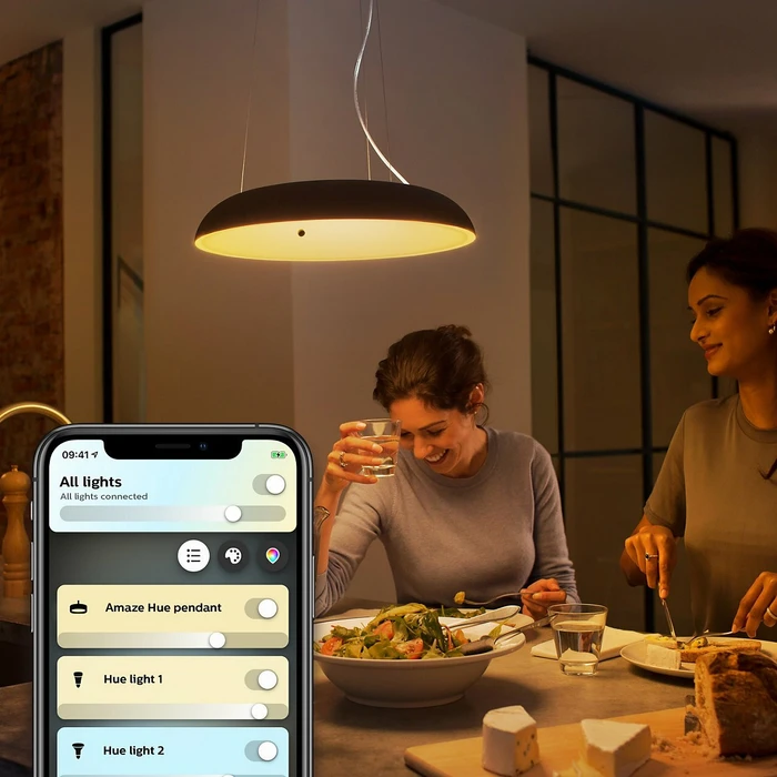 Philips Hue White Ambiance Amaze Pendelleuchte weiß
