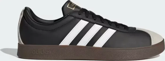 adidas VL Court 2.0 core black/cloud white/gum (Herren)