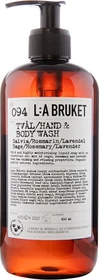 L:A Bruket No 094 Sage Rosemary Lavender Hand & Body Wash, 450ml