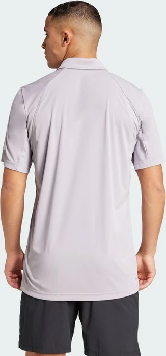 adidas Club 3-Streifen Tennis Poloshirt kurzarm glory grey (Herren)