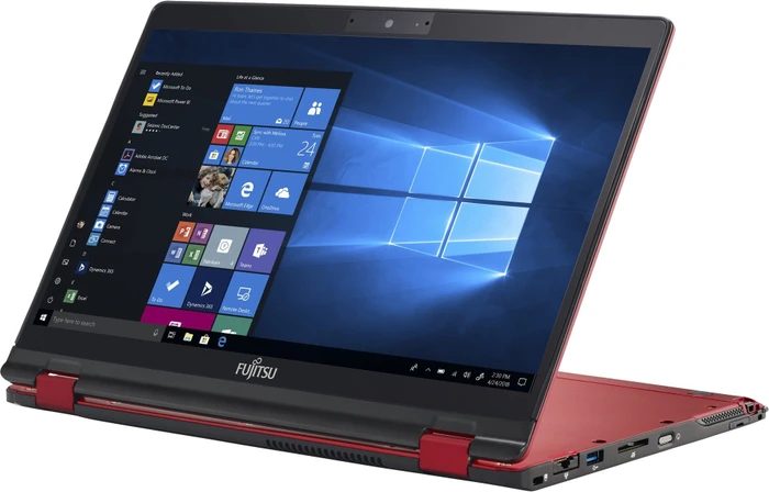 Fujitsu Lifebook U9310X, rot, Core i5-10210U, 16GB RAM, 512GB SSD, LTE, DE