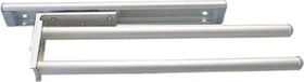 Fackelmann Handtuchstange ausziehbar, 2-armig aluminium