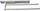 Fackelmann Handtuchstange ausziehbar, 2-armig aluminium (86953)