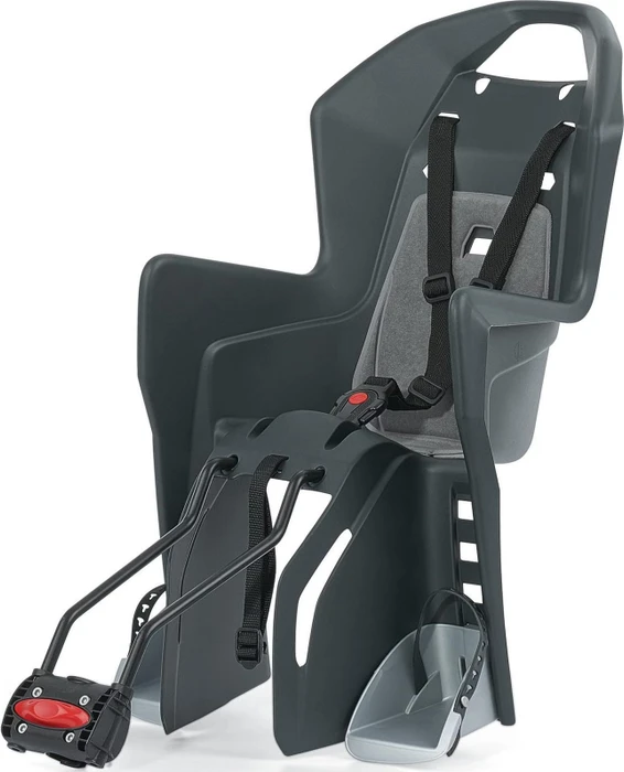 Polisport Koolah FF Fahrradkindersitz dark grey/silver