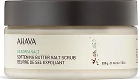 AHAVA Deadsea Salt Softening Butter Salt Scrub, 220ml