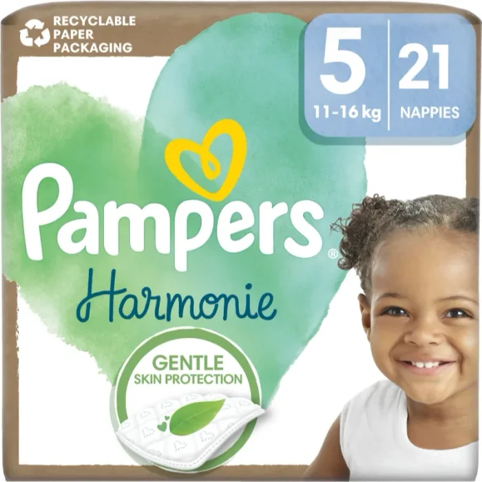 Pampers Harmonie Gr.5 Einwegwindel, 11-16kg, 21 Stück