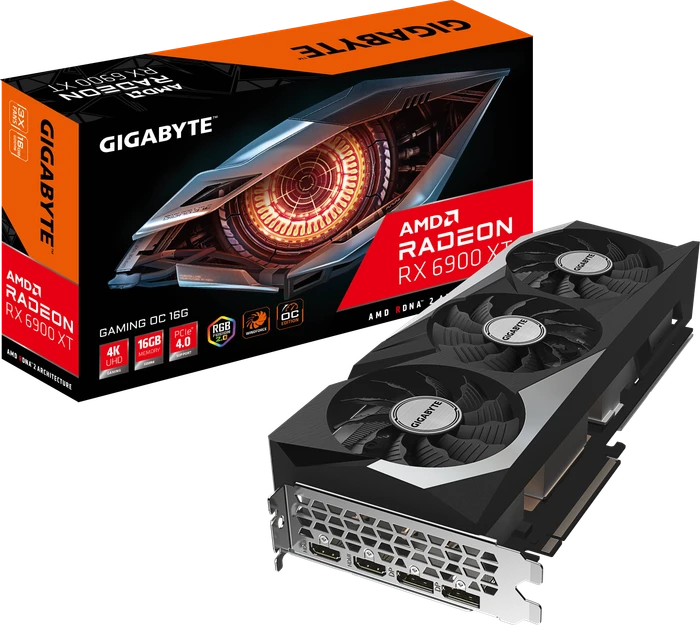 GIGABYTE Radeon RX 6900 XT Gaming OC 16G, 16GB GDDR6, 2x HDMI, 2x DP