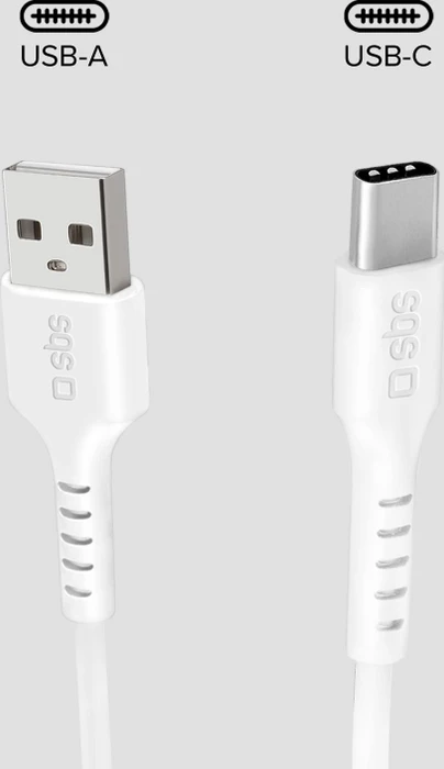 SBS Mobile USB Adapterkabel, USB 2.0, 480Mb/s, USB-A [Stecker] auf USB-C [Stecker], 1m